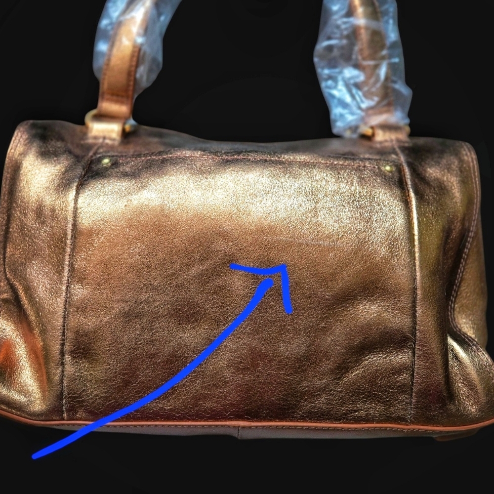 HOBO-Beautiful Leather Copper Metallic Monkia bag. 2015-16. NWT. - Picture 14 of 15